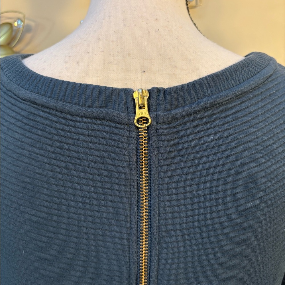 Boden Teal Long Sleeve Dress with Pockets - Picture 6 of 7